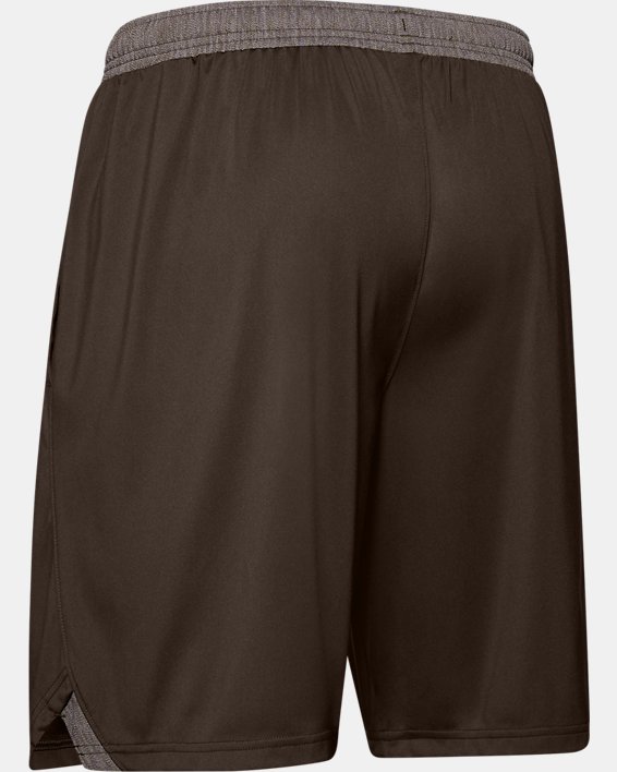 Men's UA Locker 9" Pocketed Shorts, Brown, pdpMainDesktop image number 1